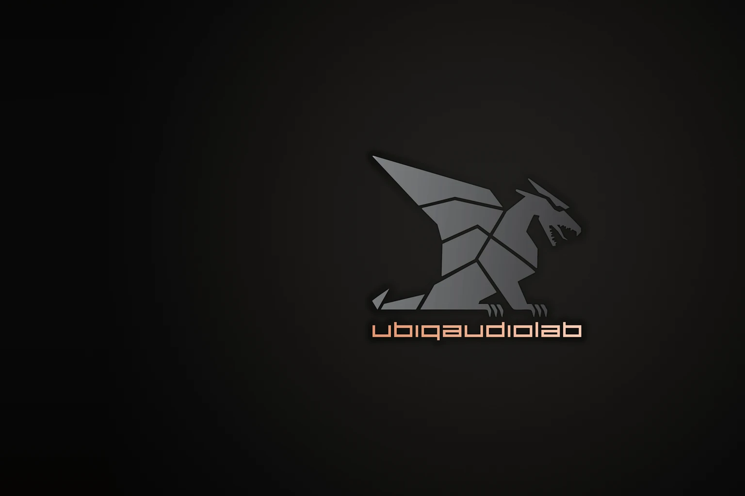 The ubiqaudiolab dragon emblem above the ubiqaudiolab wordmark